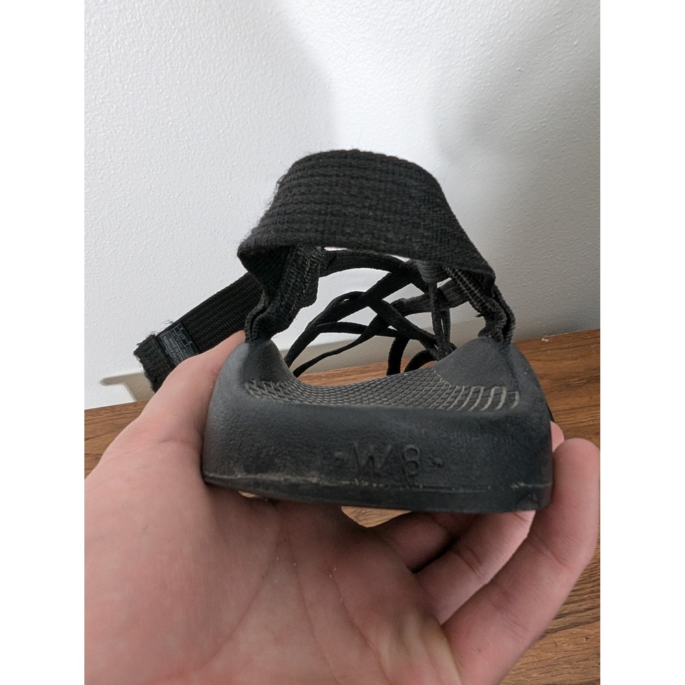 Chaco ZX2 Classic Womens 8 Black Strappy Athletic Outdoor Hiking Sandals Toe - Picture 11 of 11
